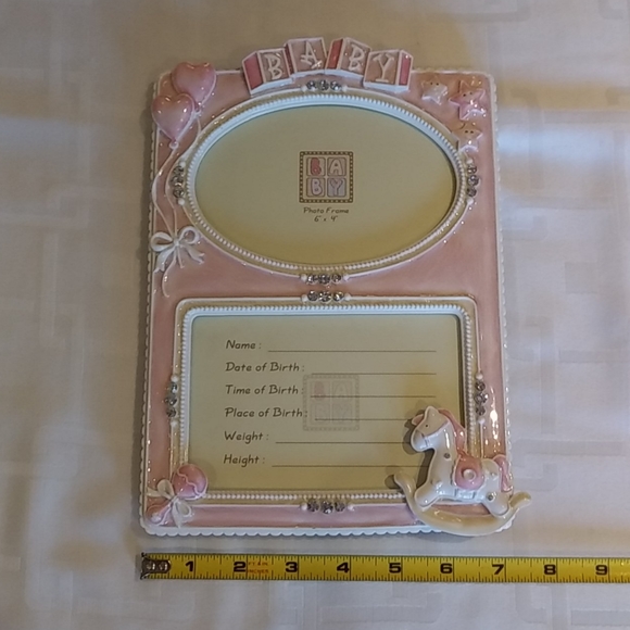 Pink Baby Picture Frame - Picture 3 of 5